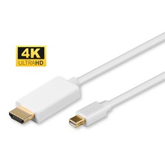 "MicroConnect 4K Mini Displayport to HDMI Adapter - Ultimate Visual Clarity | MDPHDMI3-4K"